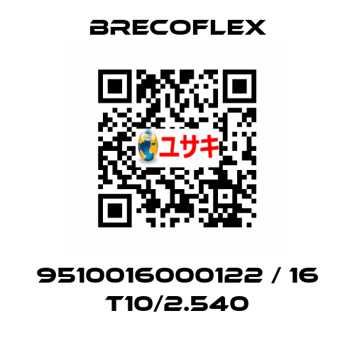 9510016000122 / 16 T10/2.540 Brecoflex