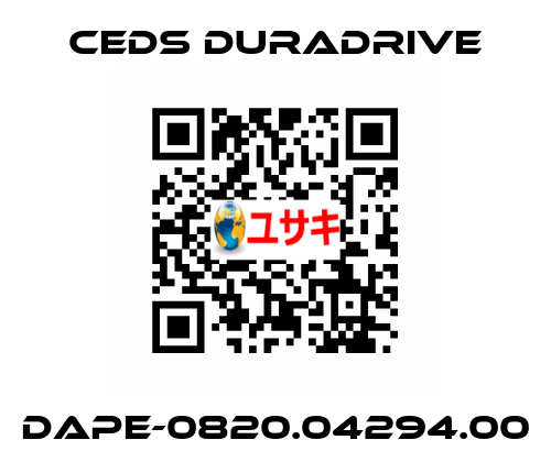 DAPE-0820.04294.00 Ceds Duradrive