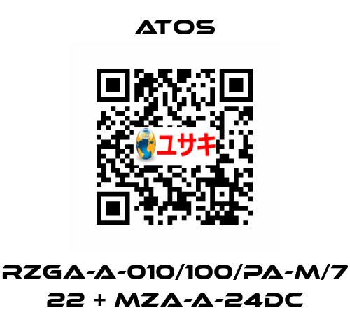 RZGA-A-010/100/PA-M/7 22 + MZA-A-24DC Atos