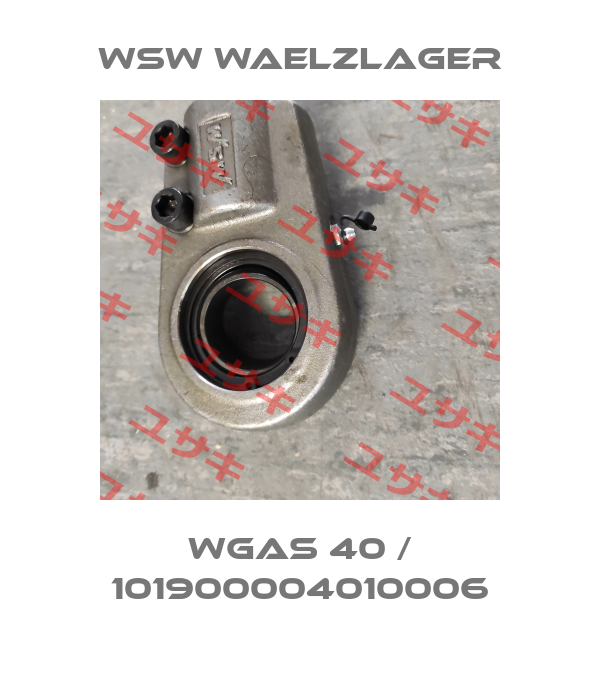 WGAS 40 / 101900004010006 WSW Waelzlager