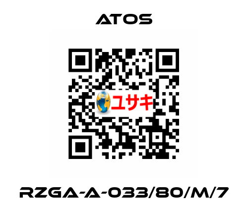 RZGA-A-033/80/M/7 Atos