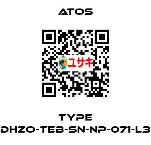 Type DHZO-TEB-SN-NP-071-L3 Atos