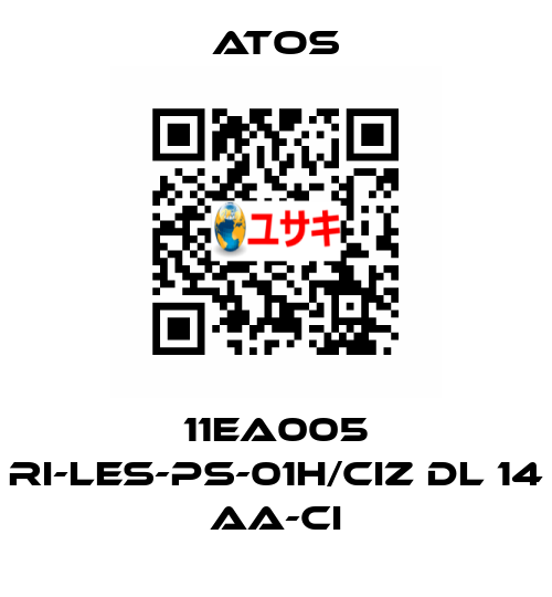 11EA005 RI-LES-PS-01H/CIZ DL 14 AA-CI Atos