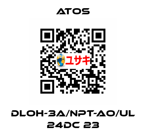 DLOH-3A/NPT-AO/UL 24DC 23 Atos