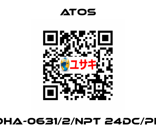 DHA-0631/2/NPT 24DC/PE Atos
