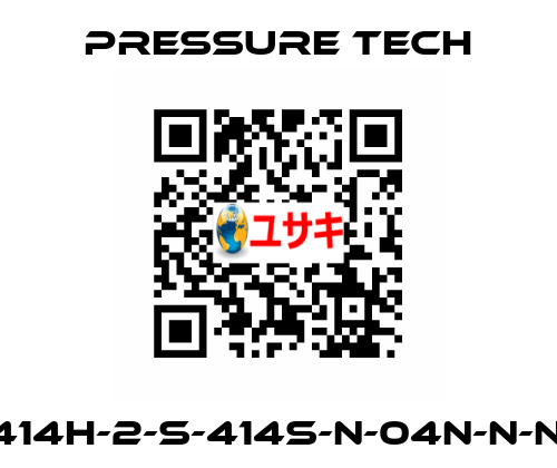MF414H-2-S-414S-N-04N-N-NV/C Pressure Tech