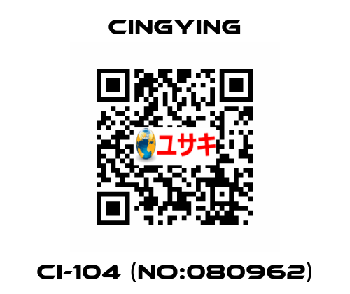 CI-104 (No:080962) CingYing