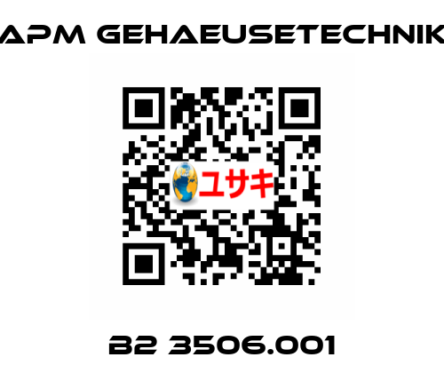 B2 3506.001 APM GEHAEUSETECHNIK