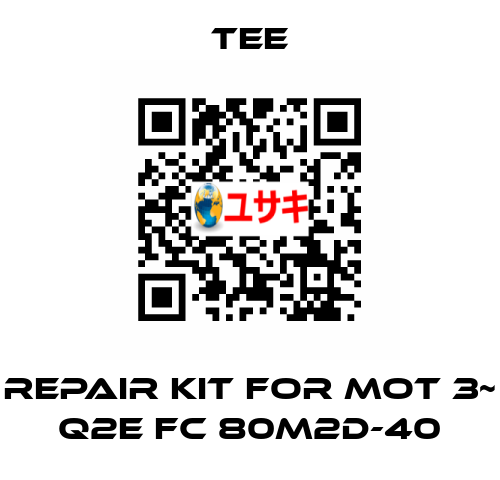 repair kit for Mot 3~ Q2E FC 80M2D-40 TEE