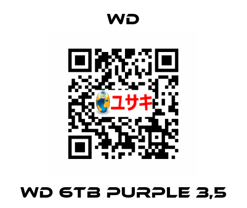 WD 6TB PURPLE 3,5 WD
