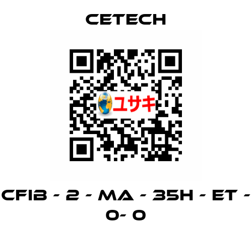 CFIB - 2 - MA - 35H - ET - 0- 0 CeTech
