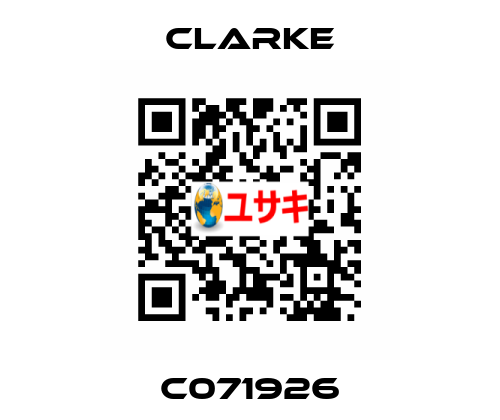 C071926 Clarke