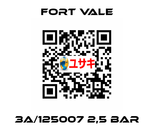 3A/125007 2,5 bar Fort Vale