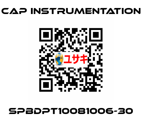 SPBDPT10081006-30 Cap Instrumentation