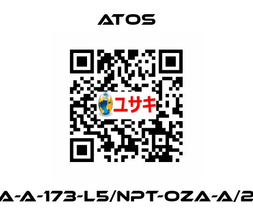 DKZA-A-173-L5/NPT-OZA-A/24DC Atos