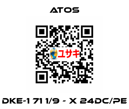 DKE-1 71 1/9 - X 24DC/PE Atos