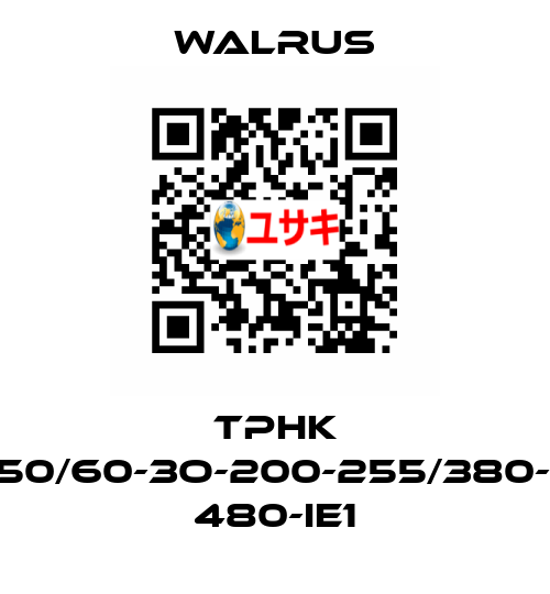 TPHK 4T5-3/TPHK4T5-3-50/60-3O-200-255/380-440-200-255/380- 480-IE1 Walrus