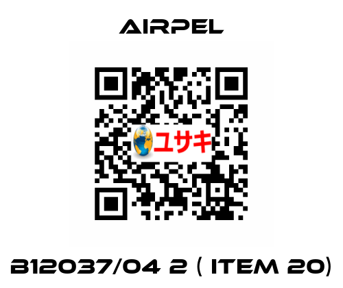B12037/04 2 ( ITEM 20) Airpel