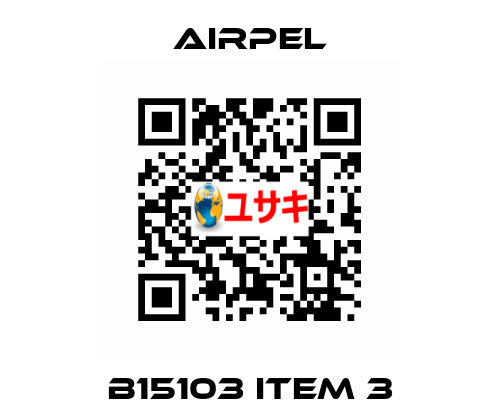 B15103 ITEM 3 Airpel