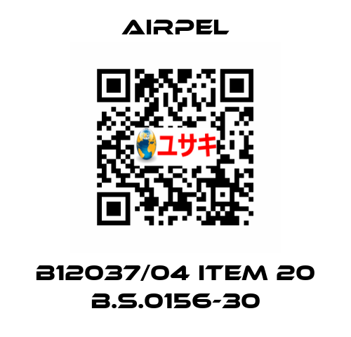 B12037/04 ITEM 20 B.S.0156-30 Airpel