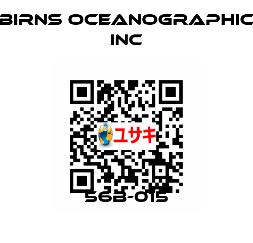 56B-015 BIRNS OCEANOGRAPHIC INC
