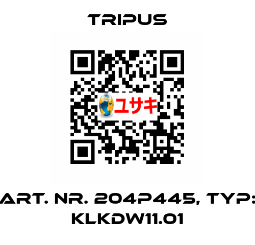 art. nr. 204P445, typ: KLKDW11.01 Tripus