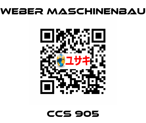CCS 905 Weber Maschinenbau