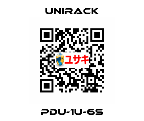 PDU-1U-6S Unirack