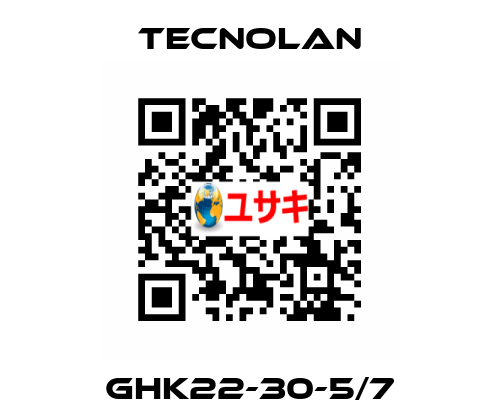 GHK22-30-5/7 TECNOLAN