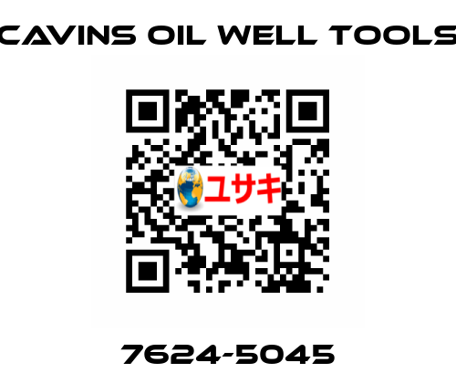 7624-5045 CAVINS OIL WELL TOOLS