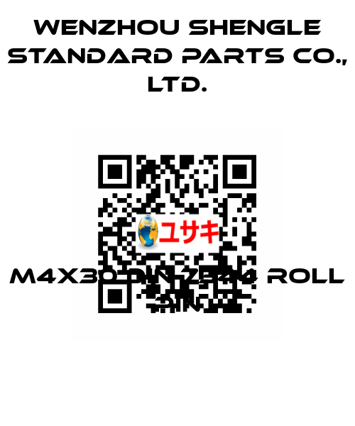 M4x30 DIN 7344 roll pin Wenzhou Shengle Standard Parts Co., Ltd.