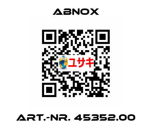Art.-Nr. 45352.00 ABNOX