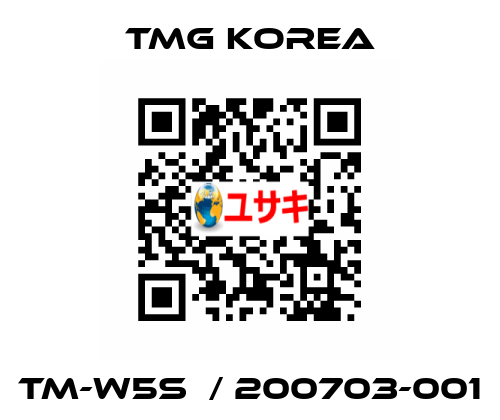 TM-W5S  / 200703-001 TMG Korea