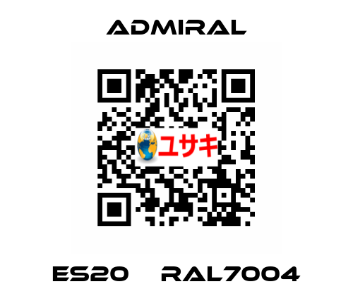 es20    RAL7004 admiral