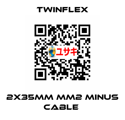 2x35mm mm2 MINUS cable  Twinflex