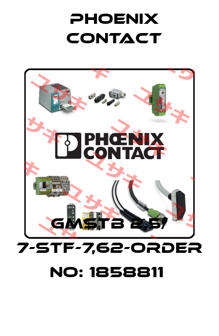 GMSTB 2,5/ 7-STF-7,62-ORDER NO: 1858811  Phoenix Contact