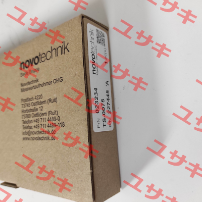 P/N: 400023234 Type: TS-0075 Novotechnik
