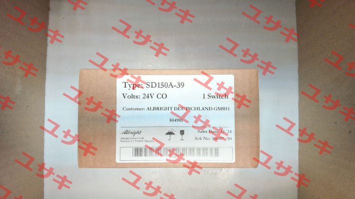SD 150 A-39 24V CO Albright