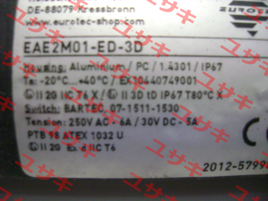 EAE2M01-551-ED-3D Eurotec