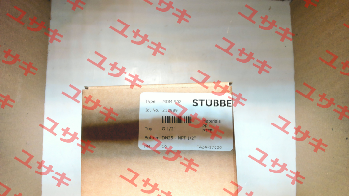 PN: 212989, Type: MDM902 Stübbe