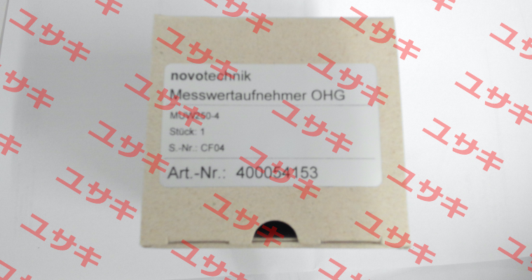 P/N: 400054153 Type: MUW-250-4 Novotechnik
