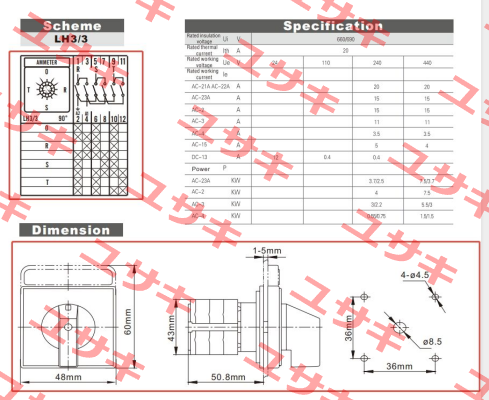 LW26-20 LH3.3A21I CanTak