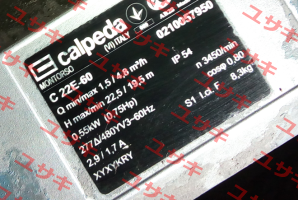 С 22Е-60 XYXYKRY  Calpeda