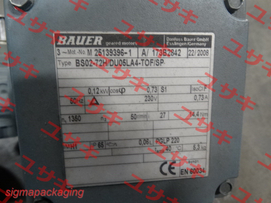 BS02-72H/DU05LA4-TOF/SP Bauer