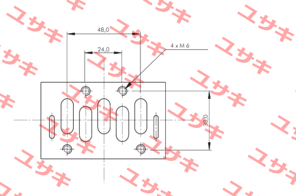 ISO valve (size 2), 5/2-way, pulse valve, 24 V DC Parker