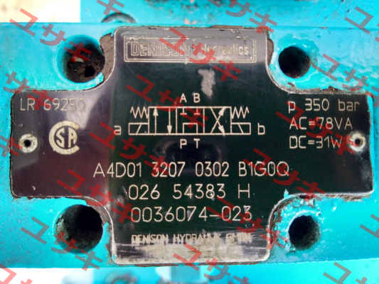 A4D01 3207 0302 B1G0Q Obsolete replaced by D1VW009CNJW   Denison (Parker)