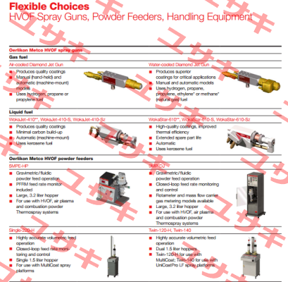Water-cooled Diamond Jet Gun  Oerlikon Metco