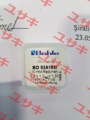 BO 02A165I  Bohle