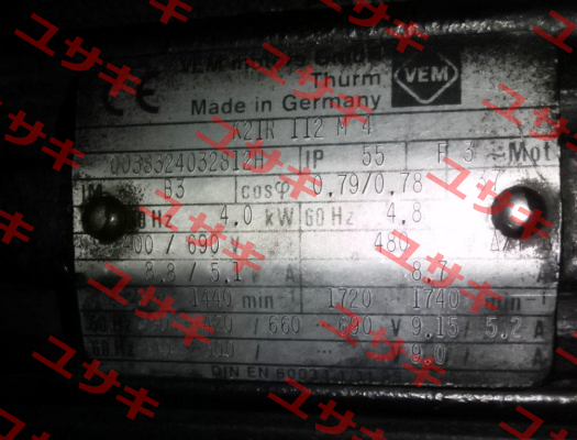 K21R 112 M4. obsolete replaced by W41R112M4H  Vem Motors