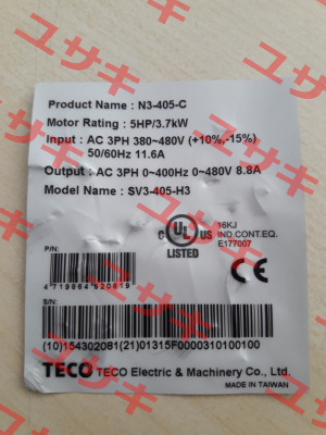 N3-405-C  Teco